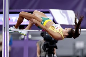 B. Juškevičiūtė po pirmosios septynkovės dienos rikiuojasi 16-ta