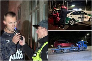 Reidas Vilniuje: girtas prie BMW vairo įkliuvo žinomas komikas Markas Žukauskas