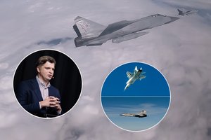 Dėl Rusijos naikintuvų Estijoje – griežtas G. Jeglinsko įspėjimas: turime būti pasirengę nuspausti gaiduką