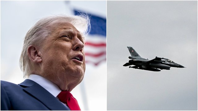 D. Trumpas tikina, kad Rusijos naikintuvų incidentas Estijoje jam labai nepatinka: „Tai gali būti didelė problema“