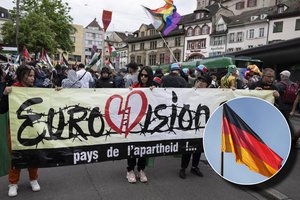 Vokietija sukritikavo grasinimus boikotuoti „Euroviziją“ dėl karo Gazos Ruože