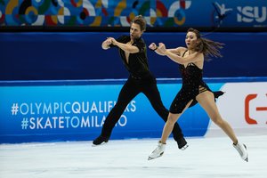 Lietuva turės dailiojo čiuožimo porą olimpiadoje – S. Ambrulevičius ir A. Reed iškovojo kelialapį