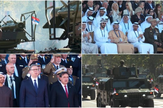 Belgrade surengtas pompastiškas karinis paradas: užfiksuotas ir meilę Rusijai deklaruojantis S. Seagalas