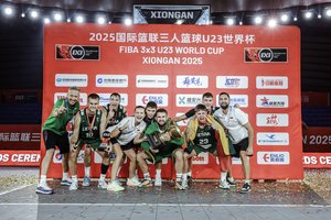 Lietuvos U23 komanda pasaulio 3x3 pirmenybės pakilo aukščiausiai – tapo čempione