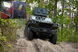 Išbandymas ugnimi: naujasis ukrainiečių kūrinys atlaikė tiesioginį drono smūgį