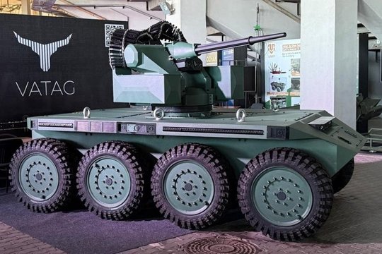 Ukraina pristatė naujos kartos karinį robotą
