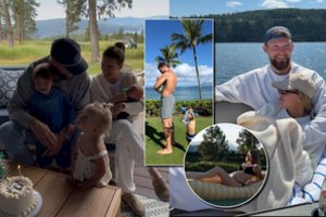 Vasara penkiese: Domanto Sabonio žmona parodė realybę auginant tris vaikus