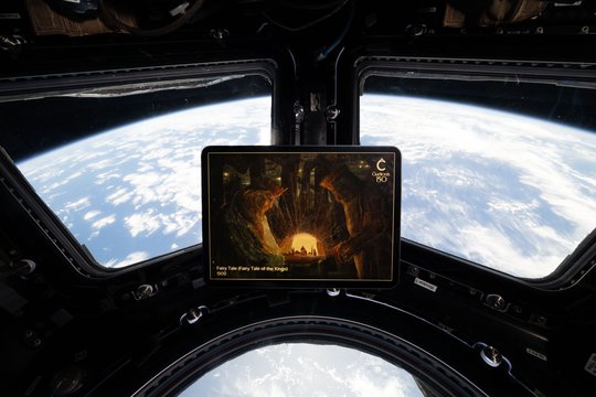 Čiurlionio menas pakilo į kosmosą