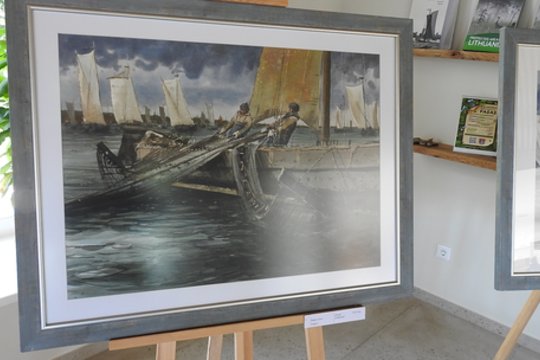 Juodkrantės grožį atradusių dailininkų kūryboje – Kuršių nerijos stichijų šėlsmas