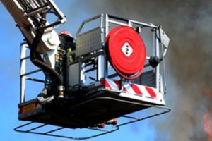 Iš degančio buto Marijampolėje ugniagesiai išgelbėjo vyrą – žmogus ligoninėje