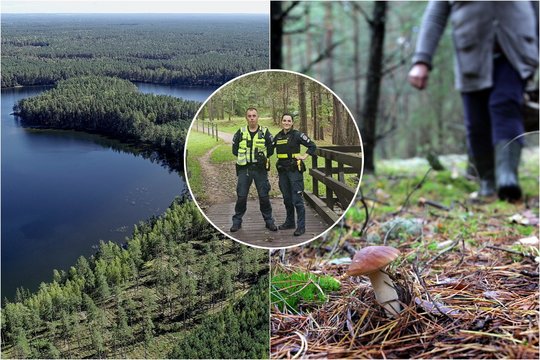 Grybavimas baigėsi košmariškai: iš painių Labanoro girios takelių išgelbėjo tik pareigūnai