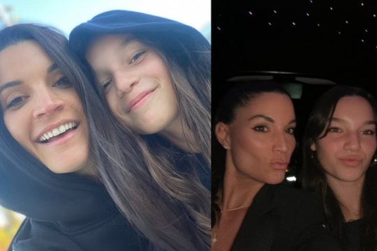 Lyg dvynės: svarbia proga Š. Jasikevičiaus žmona A. Douka pasidalijo nematytais kadrais su dukra