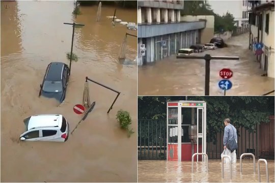 Turistų pamiltą Italijos regioną niokojo galinga stichija: gatvės tvino iki kelių, be žinios dingo stovyklautoja