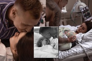 Paviešintos mokytojos Veronikos gimdymo akimirkos: kadruose – itin jautrūs momentai