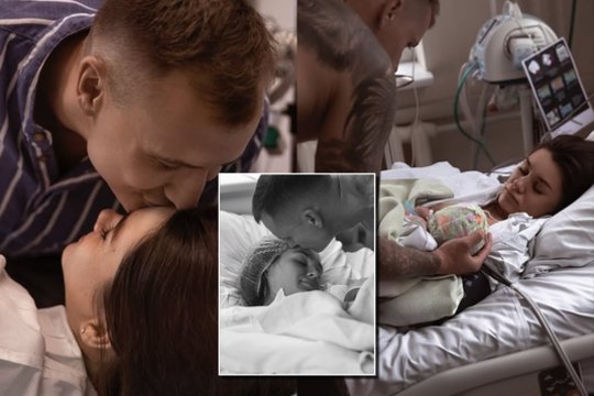 Paviešintos mokytojos Veronikos gimdymo akimirkos: kadruose – itin jautrūs momentai