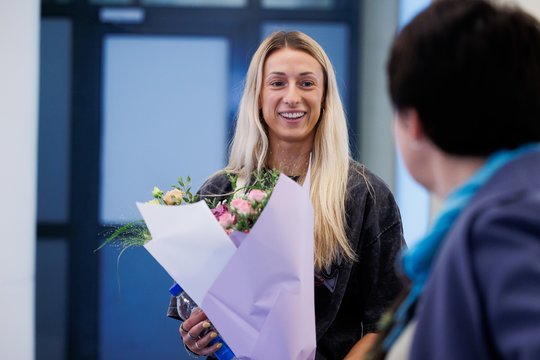 Bėgikė G. Galvydytė apie disko metimo finalą: „Nesu mačiusi nieko tokio panašaus“