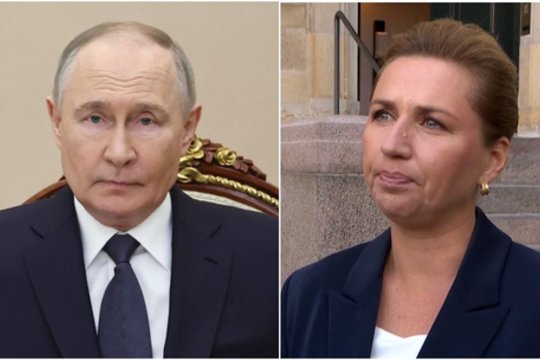 Danija neatmeta, kad už dronų incidento slypi Rusija: prabilo apie didelę sabotažo grėsmę