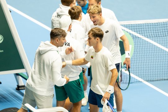 Daviso taurė: lietuvių kelyje į pirmą grupę – Izraelio tenisininkai