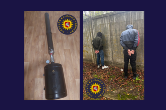 Prie Alytaus kalėjimo įkliuvo telefonus kaliniams svaidę vyrai