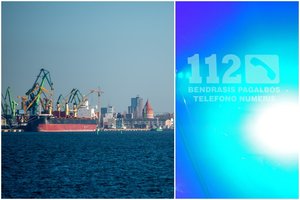 Klaipėdos uoste pradėjo rūkti vagonai – gaisras žaibiškai užgesintas