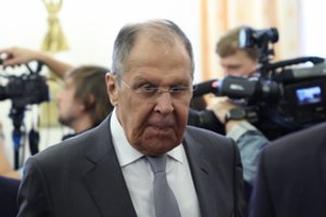 V. Putino patikėtinis S. Lavrovas atvyko į Niujorką