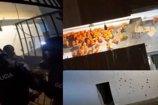 Kruvinos kalėjimo riaušės Ekvadore: gaujų nariai nužudė sargybinį, pagrobė pareigūnus