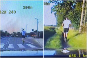 Gaudynės Lenkijoje: nuo policijos elektriniu paspirtuku spruko 14-metis