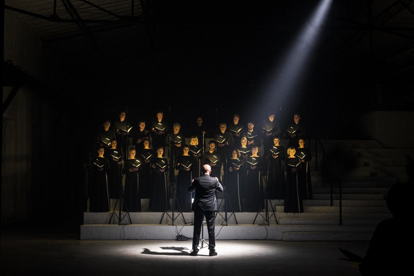 Choras „Jauna muzika“ ir Lietuvos valstybinis simfoninis orkestras parengė bendrą koncertą M.K.Čiurlionio gimimo 150-osioms metinėms.<br>LVSO nuotr.