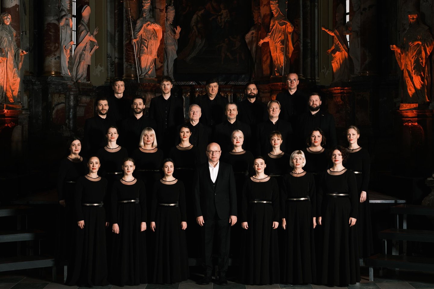 Choras „Jauna muzika“ ir Lietuvos valstybinis simfoninis orkestras parengė bendrą koncertą M.K.Čiurlionio gimimo 150-osioms metinėms.<br>LVSO nuotr.