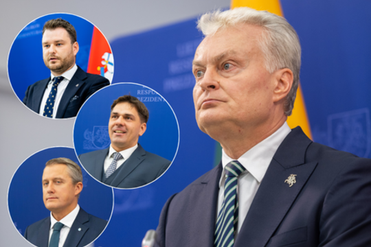 Prezidento verdiktas: I. Adomavičius, Ž. Vaičiūnas ir K. Žuromskas paskirti ministrais