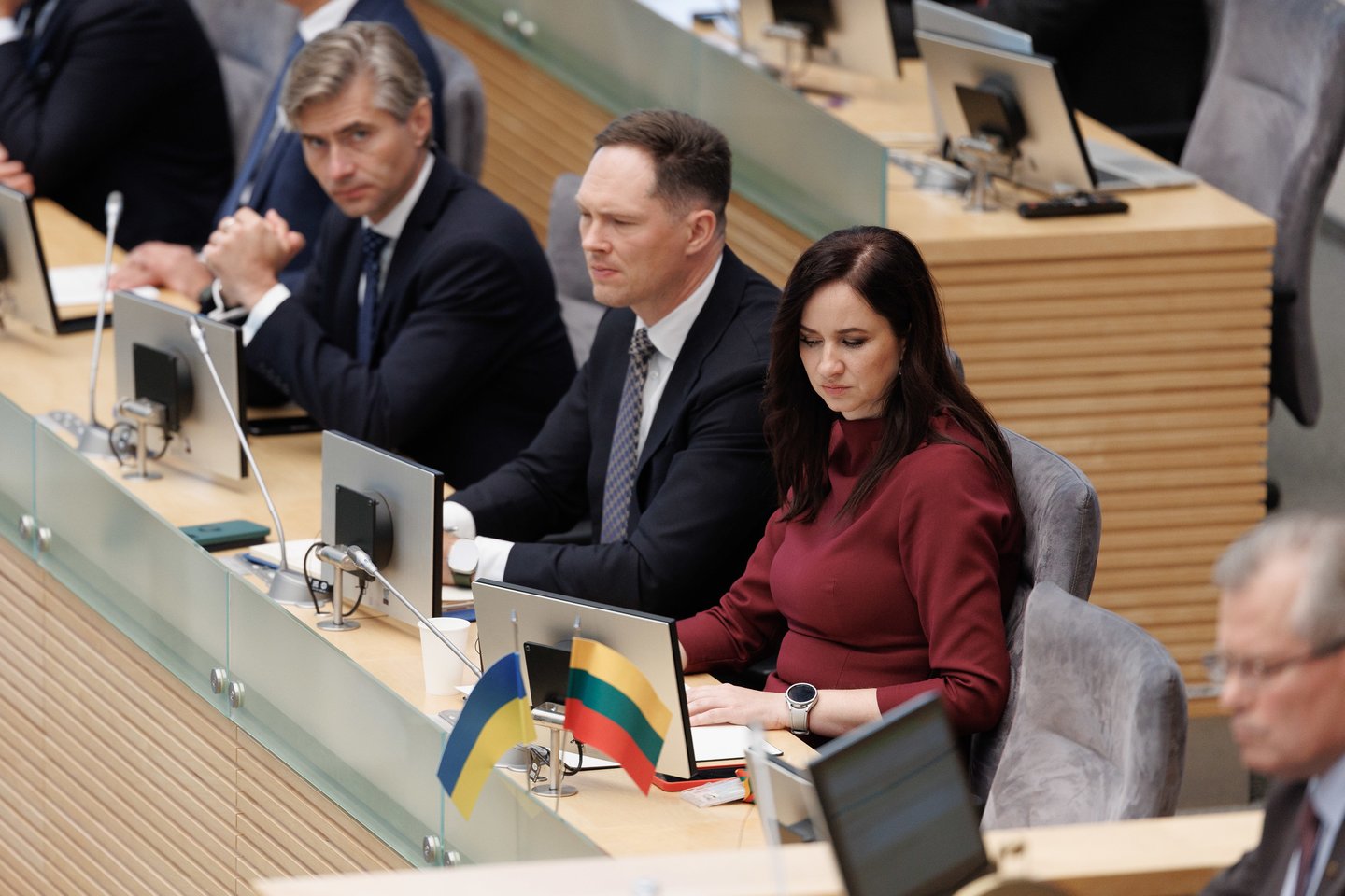 Vyriausybės programos tvirtinimas.<br>V.Skaraičio nuotr.