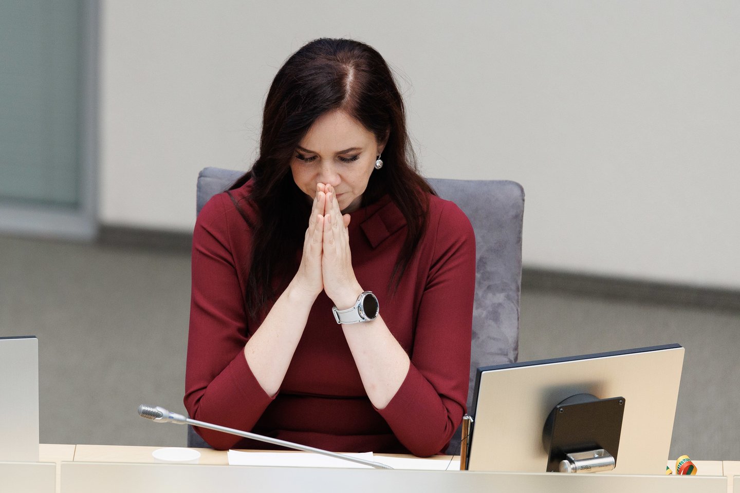 Vyriausybės programos tvirtinimas.<br>V.Skaraičio nuotr.