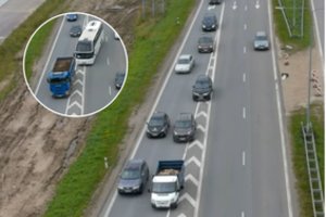 Kai galvoji, kad esi gudresnis už kitus: policininkai kaip reikiant pamokė vairuotojus