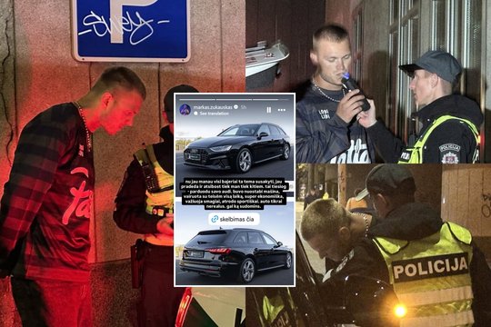 Girtas prie vairo sustabdytas Markas Žukauskas parduoda automobilį: paviešino šmaikštų skelbimą