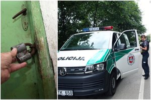 Mįslinga istorija Kaune: ugniagesiai nupjovę spyną iš garažo išlaisvino merginą – užrakino draugas