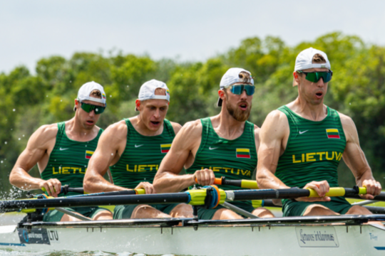 Lietuvos irkluotojų ketvertukas – ketvirtas pasaulyje