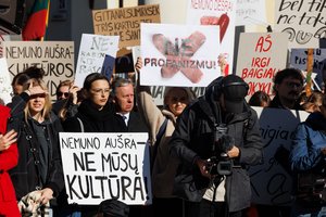 Skandalingas „aušriečių“ įrašas apie kultūrininkus pradingo