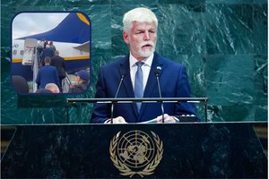 Čekijos prezidento skrydis „Ryanair“ sprogdina socialinius tinklus