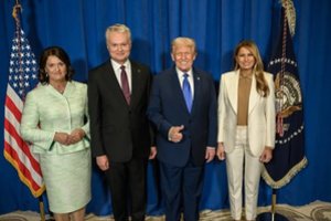 G. Nausėda sako sulaukęs pagyrimo iš D. Trumpo: „Gerai darote!“
