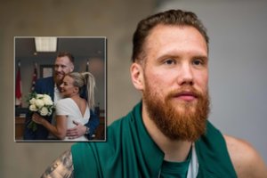 Žalgirietis Ignas Brazdeikis taps tėčiu: su žmona Jasmina laukia pirmagimio