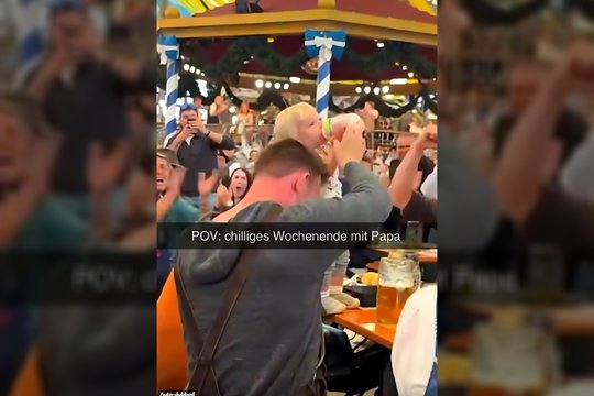 Vokietiją drebina „Oktoberfest“ skandalas: supriešino vaizdo įrašas su buteliuką užsivertusiu vaiku
