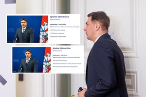 I. Adomavičiaus darbotvarkėje – nesusipratimas: ministerijos darbuotojai jau gavo „namų darbų“