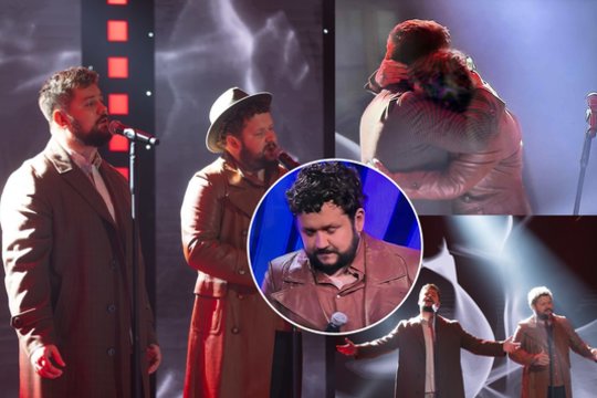 „Žvaigždžių duetuose“ – emocijų pliūpsnis: scenoje T. Kanapeckas nesulaikė ašarų