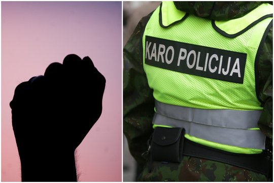 Girtas karo policininkas iš Šiaulių įtariamas namuose smurtavęs prieš moterį