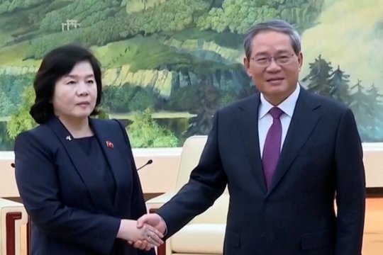 Pekine – dar vienas Šiaurės Korėjos ir Kinijos sutikimas: abi šalys praneša, kad stiprins ryšius