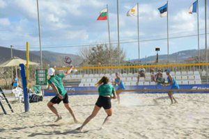 Lietuvos paplūdimio tenisas iškovojo pirmąjį medalį Europos čempionate