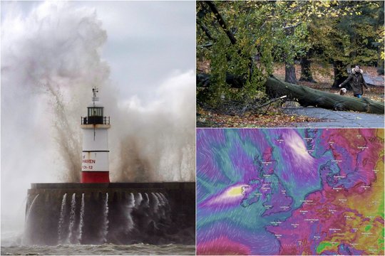 Europos link artinasi itin galinga audra – žada, kad gūsiai viršys 50 m/s: atsakė, ar klius ir Lietuvai