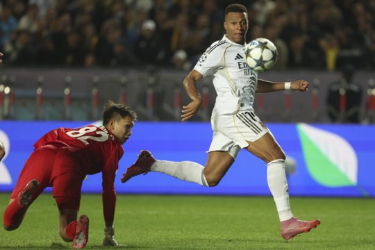 K. Mbappe šou nukalė triuškinančią „Real“ pergalę Kazachstane