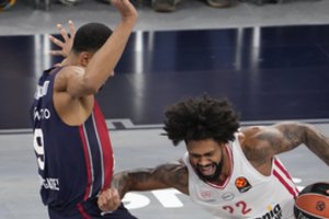 Dramatiška kova Vitorijoje baigėsi „Olympiakos“ pergale