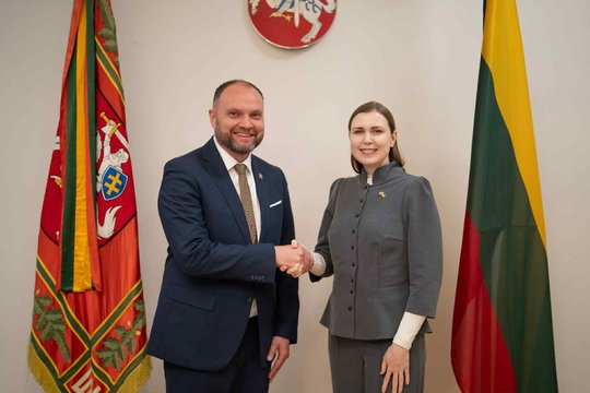 Darbą pradėjo naujasis krašto apsaugos viceministras B. Bieliauskas